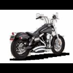 Vance and Hines PCX Exhaust Big Radius 2-into-2 Chrome Harley Davidson Dyna 2006-2017 - 23371