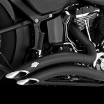 Vance and Hines PCX Exhaust Big Radius 2-into-2 Black Harley Davidson Softail Heritage 1986-2017 - 46369