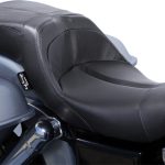 Danny Gray Tourist 2-Up Leather Seat Harley Davidson Dyna 2006-2017