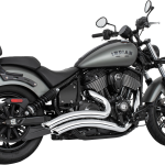 Freedom Exhaust Sharp Curve Radius 2.5" Indian Chief Chrome/Chrome Tip 2021-2023