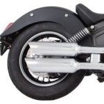 Tab Performance 4" Slip-On Short or Long Exhaust Chrome / 2015-2024 Black Indian Scout Models