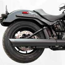 Tab Performance 2 Into 1 Slip-on Exhaust Pipe Black or Chrome 2025 HD Softail Low Rider / Street Bob / Heritage